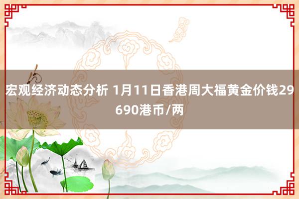 宏观经济动态分析 1月11日香港周大福黄金价钱29690港币/两